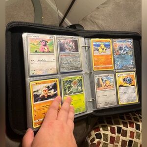 Old pokemon card binder collection